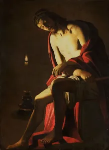 Gerard Honthorst Prints: Christ on the Cold Stone, after c.1614. Creator: Unknown