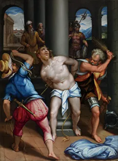 Beating Prints: Christ At The Column, c1578-80. Creator: Dionisio Calvaert