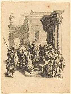 Condemning Gallery: Christ Condemned to Death by Pilate, c. 1624 / 1625. Creator: Jacques Callot
