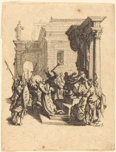 Death Sentence Prints: Christ Condemned to Death by Pilate, c. 1624 / 1625. Creator: Jacques Callot
