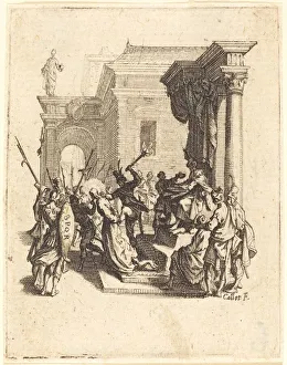 Christ Condemned to Death by Pilate, c. 1624 / 1625. Creator: Jacques Callot
