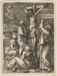 Collapse Prints: Christ on the Cross, 1508. Creator: Albrecht Durer