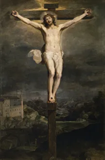 Barocci Prints: Christ on the Cross. Artist: Barocci, Federigo (1528-1612)
