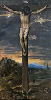 Mary Of Magdala Gallery: Christ on the Cross, c. 1565. Creator: Titian (1488-1576)