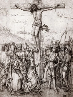 Men And Women Gallery: Christ on the Cross, c1480