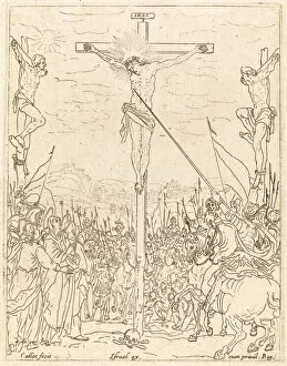 Lance Collection: Christ on the Cross. Creator: Jacques Callot