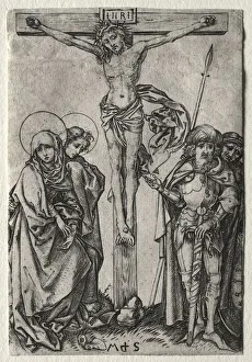 Christ on the Cross. Creator: Martin Schongauer (German, c. 1450-1491)