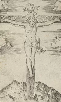 Raimondi Gallery: Christ on the cross, from the series Piccoli Santi (Small Saints), ca. 1500-1527