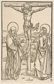 Metropolitan Museum Prints: Christ on the Cross with the Virgin and Saint John. n. d. Creator: Unknown