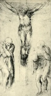 Simoni Prints: Christ on the Cross between the Virgin and St John, c1560-1564, (1943). Creator