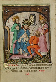 Illumination Painting Prints: Christ Crowned with Thorns, about 1480-1490. Creator: Unknown