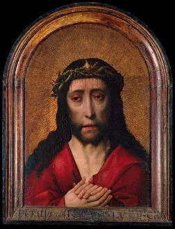 Christ Crowned with Thorns. Artist: Bouts, Dirk, (Workshop)