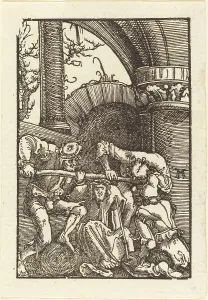 Thorn Prints: Christ Crowned with Thorns, c. 1513. Creator: Albrecht Altdorfer