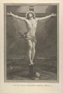 Crown Of Thorns Collection: Christ crucified on the cross, a skull at the base, ca. 1770-1803
