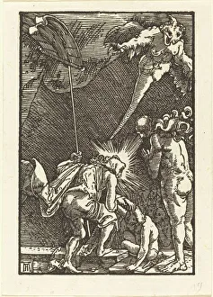 Altdorfer Albrecht Prints: Christ Descending into Hell, c. 1513. Creator: Albrecht Altdorfer