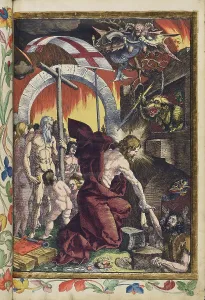 Albrecht 1471 1528 Prints: Christ descends into the underworld (limbo)