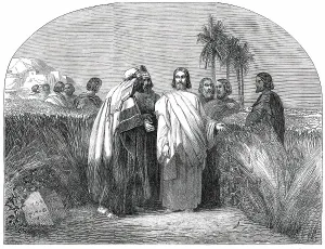Beards Prints: Christ with the Disciples in the Corn-Field... 1850. Creator: Unknown