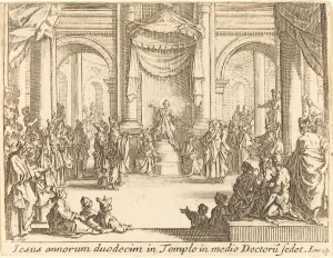 Christ Disputing with the Doctors, 1635. Creator: Jacques Callot