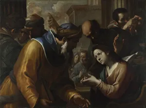 Disputation Prints: Christ disputing with the Doctors, 1660s. Artist: Preti, Gregorio (1603-1672)