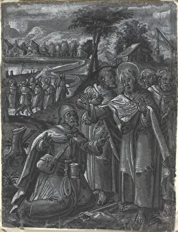Disputation Prints: Christ Disputing with the Doctors [recto], c. 1600. Creator: Unknown