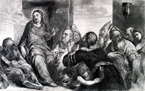 Serenity Prints: Christ Disputing with the Doctors in the Temple, 1826. Creator: Andrew Geddes