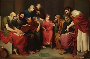 Disputation Prints: Christ Among the Doctors, 1812-1817. Creator: Landi, Gaspare (1756-1830)