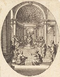Jerusalem Israel Gallery: Christ among the Doctors, c. 1631. Creator: Jacques Callot