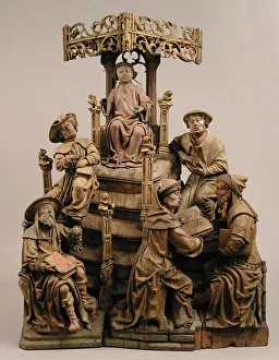 Elder Prints: Christ among the Doctors, German, early 16th century. Creator: Unknown