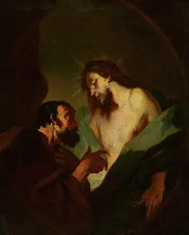 Didymus Prints: Christ and Doubting Thomas, 1755-1757. Creator: Franz Anton Maulbertsch