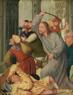 Massys Prints: Christ Driving the Money Changers from the Temple. Creator: Massys, Quentin (1466-1530)
