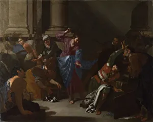 The Lord Prints: Christ driving the Traders from the Temple