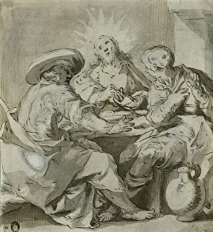 Supper Prints: Christ in Emmaus. Creator: Unknown