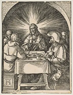 West Bank Prints: Christ in Emmaus, from The Small Passion, ca. 1510. Creator: Albrecht Durer