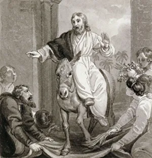 Christ entering Jerusalem, Israel, c1810-c1844. Artist: Henry Corbould