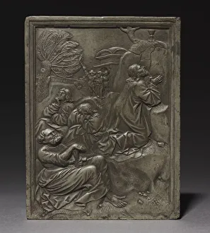 Christ in the Garden of Gethsemane, 1500s. Creator: Hans Daucher (German, c. 1485-aft 1538)