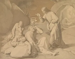 Overbeck Prints: Christ in the Garden of Gethsemane, 1848. Creator: Johann Friedrich Overbeck