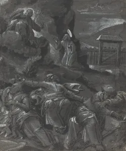 Christ in the Garden of Gethsemane, c. 1600. Creator: Unknown Christ in the Garden of Gethsemane, c. 1600. Creator: Unknown