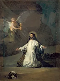 Apostles Prints: Christ in Gethsemane. Artist: Goya, Francisco, de (1746-1828)