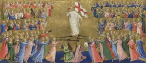 Fra Giovanni Prints: Christ Glorified in the Court of Heaven (Panel from Fiesole San Domenico Altarpiece)