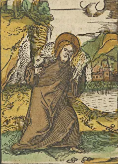 Hans Schäufelein Prints: Christ as Good Shepherd, from Das Plenarium, 1517. Creator