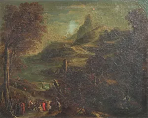 Christ healing a blind man, 1749-1848. Creator: Van de Laeter