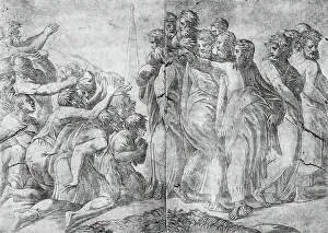 Andrea Schiavone Prints: Christ Healing Lepers, between 1540 and 1563. Creator: Andrea Schiavone