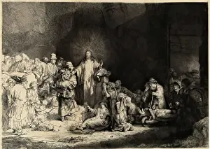 Rembrant Van Rijn Prints: Christ Healing the Sick, 1649. Creator: Charles Amand-Durand