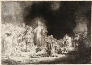 Christ healing the sick (The Hundred Guilder Print). Artist: Rembrandt van Rhijn (1606-1669) Christ healing the sick (The Hundred Guilder Print). Artist: Rembrandt van Rhijn (1606-1669)