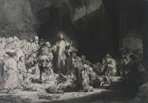 Christ healing the sick ('The hundred guilder print'), 1775. Creator: William Baillie