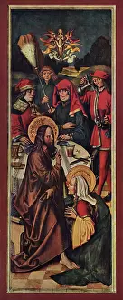Sigismund Prints: Christ in the House of Simon, 1500. Creator: Sigmund Holbein