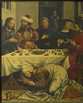 Budapest Collection: Christ at the house of Simon the Pharisee, ca 1510-1520