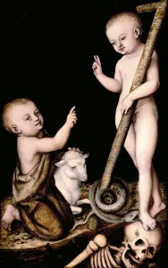 Puttos Prints: Christ and John the Baptist as Children