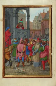 Simon Benig Prints: Christ Led from Herod to Pilate; Prayer Book of Cardinal Albrecht of Brandenburg
