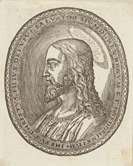 Dane Gallery: Christ, left profile, 16th century. Creator: Melchior Lorck